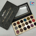 Wholesale custom girls eye shadow cosmetic packaging box with window